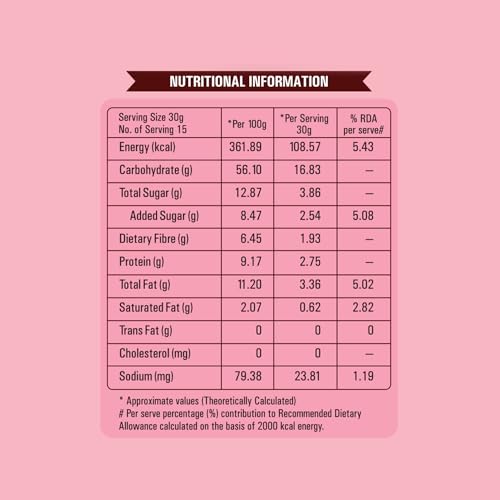 Image of Desi Nutri Millet Muesli Strawberry Flavour 625grams | Healthy Balanced diet | Multigrain Breakfast Cereal | Real Fruits|Breakfast Cereal|Protein Rich|Strawberry Muesli (Strawberry)