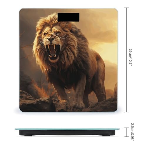 Báscula Digital de Baño RLDOBOFE Anguila León Rugiente miniatura 2