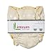 Linteum Textile (3-Pack, Small 9-15 lb), Fitted Cloth Diapers with Snap Closures, 100% Cotton
