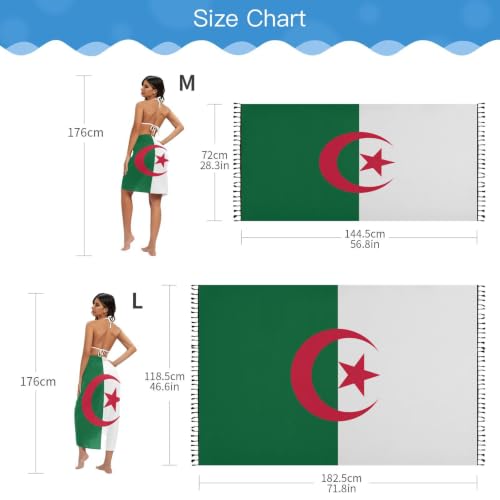 Pareo para traje de baño de mujer con borlas y tejido repelente al agua linqin 6
