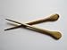 Myhsmooth Zz-gs-yt 2 Count Hair Sticks Natural Green Sandalwood Handmade Carved Hair Clip Shawl Hair Pins Pack of 2 Pcs