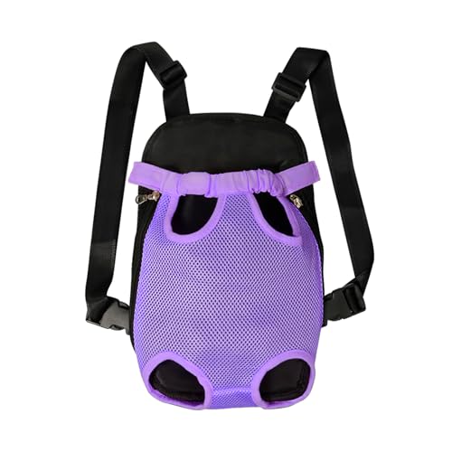 Sac à dos de transport chien et chat FEimaX violet en taille L - 3