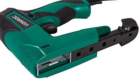 Bild 3 - VONROC Elektro Tacker & Nagelpistole - 2in1 Tacker für Holz, Elektrischer Nagler - Inkl. 900 Tackerklammern, 300 Nägel, 30 Schuss pro Minute