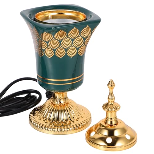 HOMSFOU Bakhoor Electric Incense Burner Green