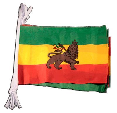 Guirlande ancien Ethiopie Digni de qualite superieure longue de 8,9 m