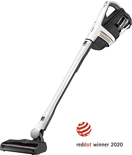 Miele, Triflex HX1 Blanc Lotus, Aspirateur Balai Multifonction 3 en 1 Sans Fil, Electro Brosse XXL, Jusqu'à 60 min d'autonomie, Batterie Amovible, Position Parking