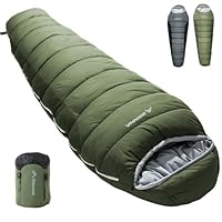 ⭐️ダウンシュラフ 寝袋 ダウン マミー型 アウトドア 登山 車中泊 防災用 アウトドア シュラフ マミー型 寝袋 羽毛90% （オレンジ/ブラック