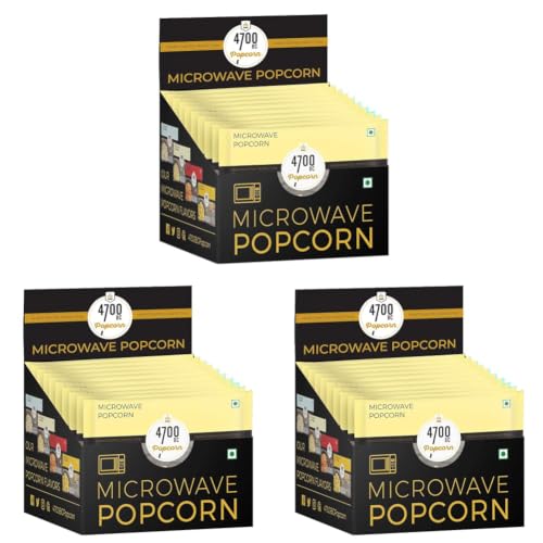 Image of 4700BC Popcorn, Microwave Bag,Butter, 850g /900g (Pack of 30) (Weight May Vary)