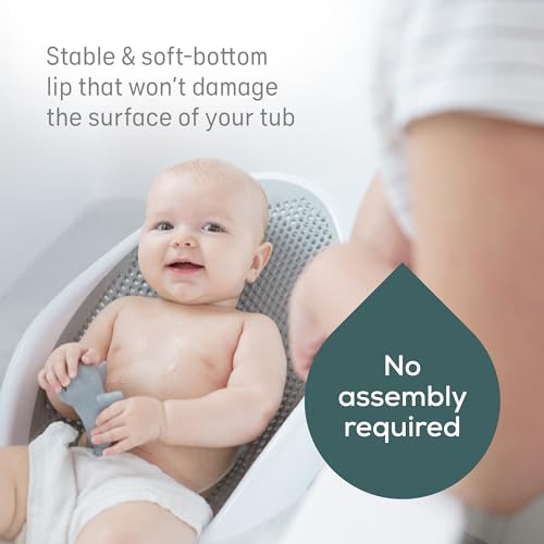 Angelcare Baby Bath Support (Gray) - Best Newborn Baby Bath Support Image 3