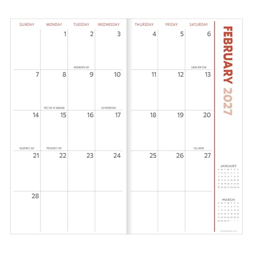 Calendario de bolsillo de 2 años ideal para llevar en el bolso y organizar tus días con estilo 4