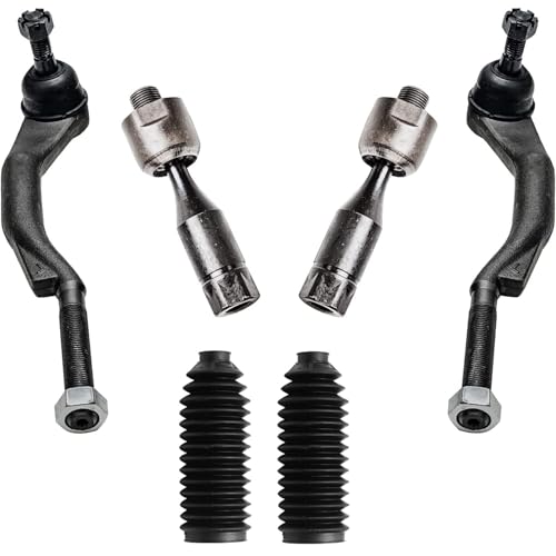 Image of Detroit Axle - 18pc Front End Kit for 2008 2009 Chevy Trailblazer GMC Envoy 2 Upper Control Arms 2 Lower Control Arm Brackets 4 Ball Joints 4 Sway Bar Links 4 Tie Rods 2 Boots Replacement