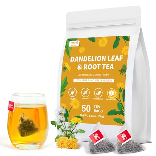 The 30-Day No Sugar Challenge: Real Body Results Dandelion Leaf and Root Tea, Natural Dandelion Tea for Liver & Ki...