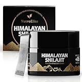 NutroElite Pure Gold-Grade Sundried Himalayan Shilajit Resin - 100% Natural, Authentic & Organic - Energy, Vitality & Wellness Supplement - Lab Tested for Safety