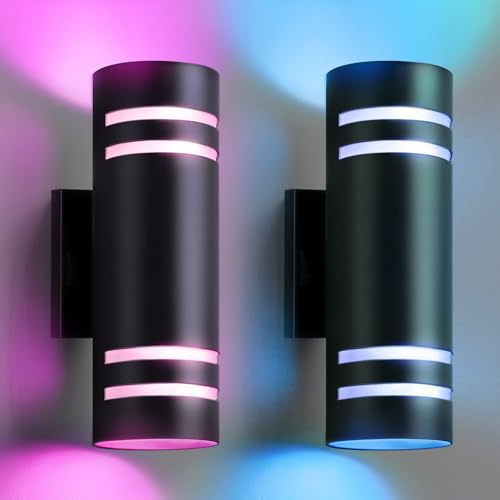 SHIMR Smart Porch Lights RGBCW Outdoor Wall Sconce