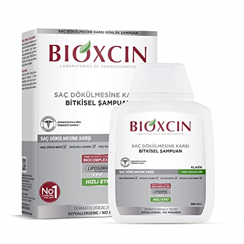 Bioxcin Shampoo gegen Haarausfall für Fettiges Haar (300 ml) – Pflanzliches Anti-Fett Shampoo mit BIOCOMPLEX B11 & Liposomen für Dichteres Haar & Weniger Haarausfall