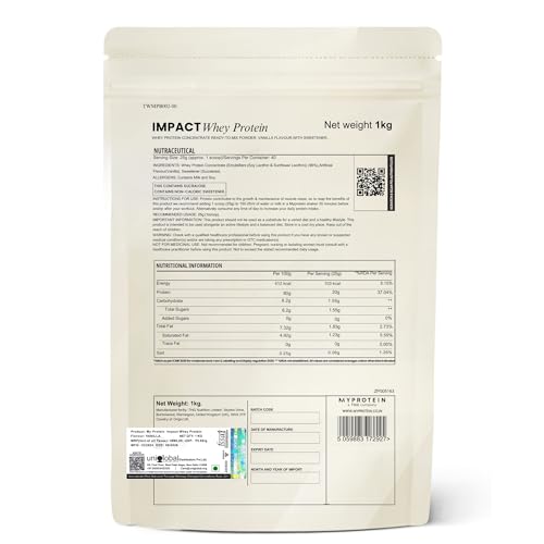 Image of MYPROTEIN Impact Whey Protein (1 KG, Vanilla)