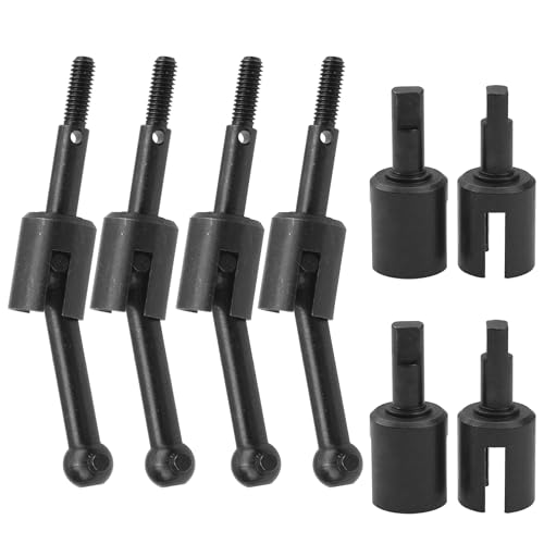 Vgoohobby Steel RC Drive Shaft Dogbone Diff Joint Wheel Stub Axle Compatible with Tamiya TT01 TT02 RC Car
