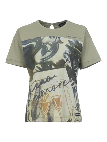 T-shirt S'questo Collection Bella Italia manches mi-longues femme
