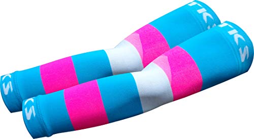 TKS Heartbreaker Manguito Modelo ASTUR, para Running, Triatlon, Ciclismo, VOLEY, NORDICWALKIM, Senderismo, Crossfit, TRX (I (H<1,75 CM))