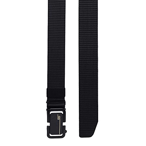 Image of Men's Formal /Causal Automatic Push Lock Nylon Woven Belt Combo Set for Men (OPD-75)