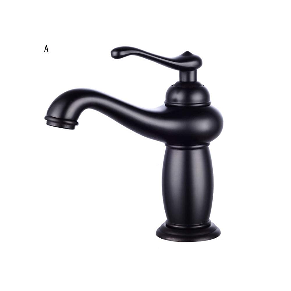 Robinet de lavabo vintage et mitigeur en laiton pour salle de bains