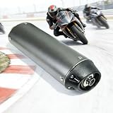 DREAM MOTION 28mm/38mm Motorcycle Exhaust Muffler Removable Noise Reduction Silencer Powersports Parts For Honda CRF50 125cc 150cc 190cc KAYO YX ZS KLX SSR Quad ATV Dirt Pit Bike Accessories (38mm)