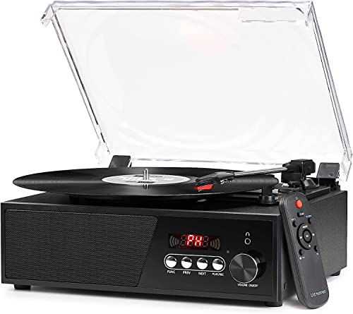 Platine Vinyl Tourne-Disque Vinyle Bluetooth avec Radio FM Numérique USB Télécommande Platine Vinyle Vintage pour Disques Vinyles avec Haut-Parleurs 3 Entrée RCA Line Out - Les Beatles, Paul McCartney, John Lennon, RIngo Starr, George Harrison Platine Vinyl Tourne-Disque Vinyle Bluetooth avec Radio FM Numérique USB Télécommande Platine Vinyle Vintage pour Disques Vinyles avec Haut-Parleurs 3 Entrée RCA Line Out