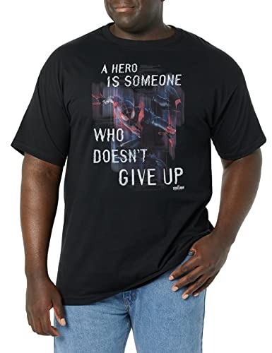 T-shirt Spider-Man Miles Morales Marvel noir pour homme grande taille XXL Tall