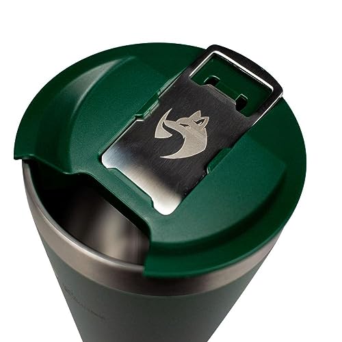 Copo Termico Quente e Frio com Tampa 473ml Verde Fox Stainless