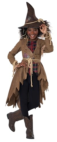 Costume d'épouvantail pour fille Hay Grrl aux finitions et détails soignés