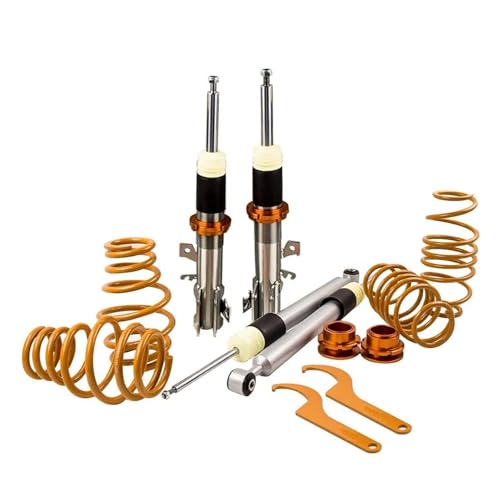 Para Ford Para Fiesta MK7 VII MK6 VI JA8 Amortiguadores Resorte De Choque Resorte De Descenso Coilovers Altura Ajustable Coilovers Presión Gas Amortiguador