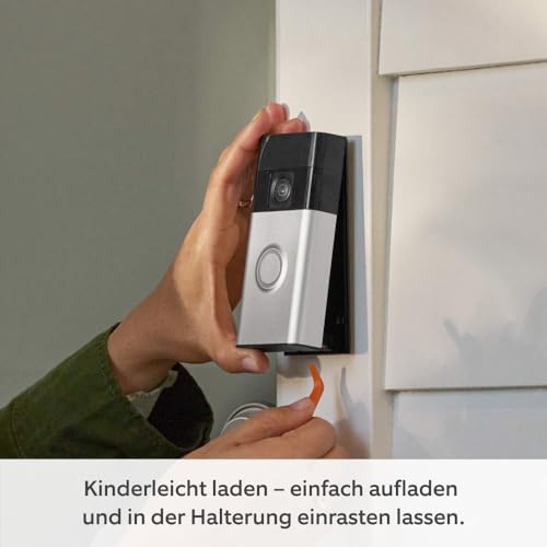 Ring Akku-Videotürklingel (Battery Video Doorbell) (2024) | WLAN-Videotürklingel-Sicherheitskamera, Selbstinstallation (in 5 Minuten) | mit eingebautem Akku I Privatsphäre-Einstellungen 2
