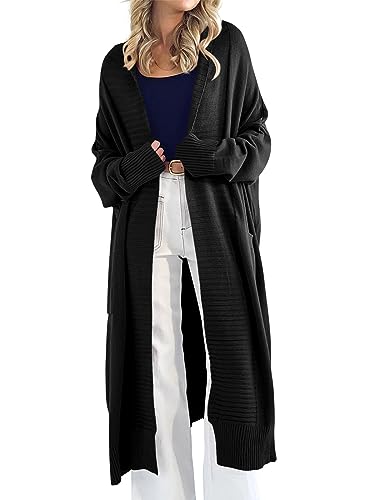 Danedvi Womens Long Cardigan Sweaters 2025 Fall Chunky...