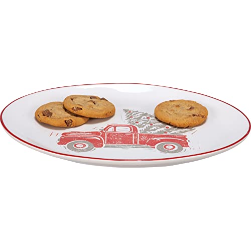 Platter-Red-Truck Platter Red Truck