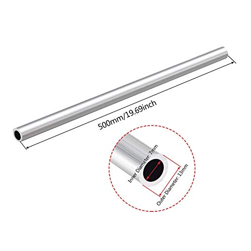 SHOUCAN Tubo Tondo in Lega di Alluminio Lunghezza