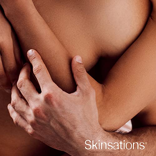 Skinsations - Natural Massage & Body Oil - Unscented 8Oz | Relaxing, Sore Muscle Aromatherapy, Edible Sweet Almond Blend With Fractionated Coconut, Grapeseed & Jojoba Oils, Soothes Dry, Sensitive Skin #TOP6