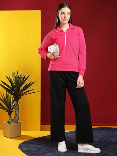 Image of KOTTY Women's Stylish Pullover Sweatshirt Ideal for Winter and Layered Looks