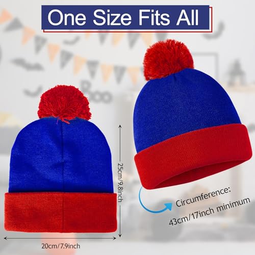 Winter Mütze Handschuh Set Lustige wintermütze Handschuh Bunte Mütze Damen Herren Thermische Weihnachtskostüm Accessoires Geschenk
