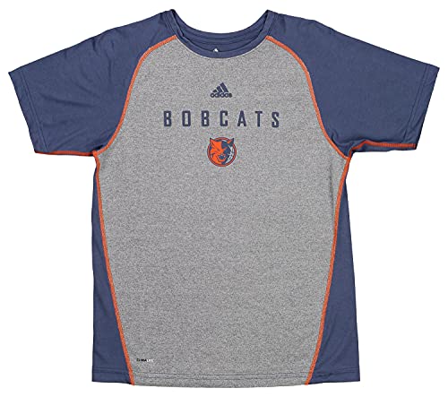 Outerstuff NBA Boys Youth (8-20) Charlotte Bobcats Colorblock Speedwick Short Sleeve T-Shirt, Medium (10-12)