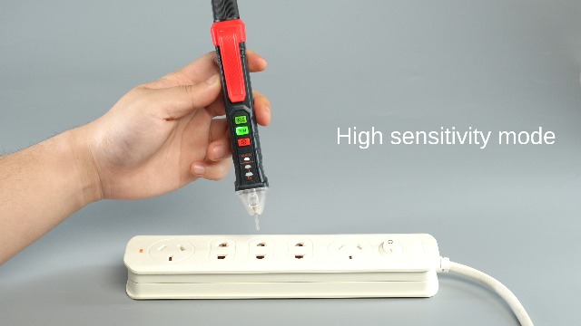 Image of NJTY Voice Broadcast Voltage Tester,Non Contact Voltage Tester,12V-1000V /48V-1000V Dual Range,Electrical Tester,Integrated LED Flashlight and red Indicator Light
