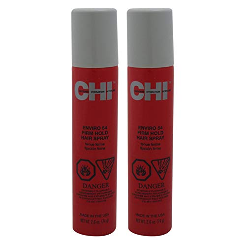 Enviro 54 Firm Hold Hair Spray by CHI for Unisex - 2.6 oz Hair Spray - (Pack of 2)