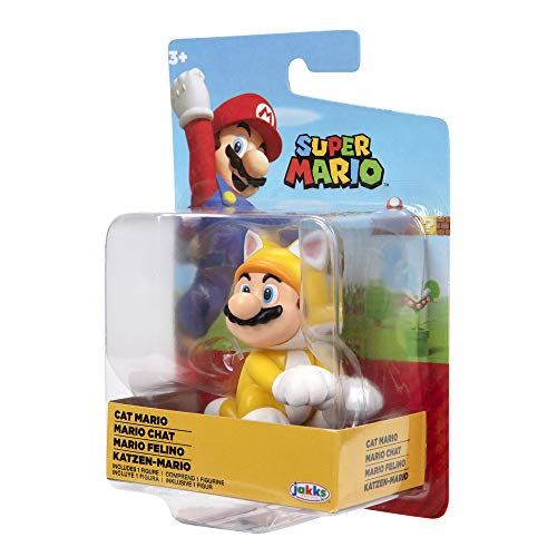 World Of Nintendo 91424 2.5" Cat Mario Action Figure #TOP7