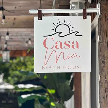 Neonapm Custom Blade Sign, Personalized Metal Hanging Store Signs, Outdoor Double-Sided Business Swinging Signage For Building Facade, Storefront, Retail Shop