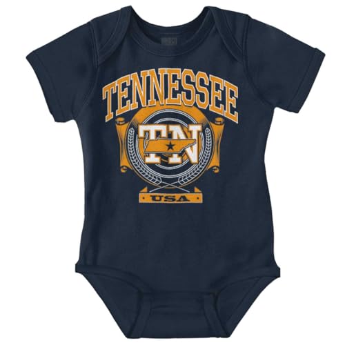 Brisco Brands Tennessee TN Pride Southern Hometown Baby Romper Boys or Girls