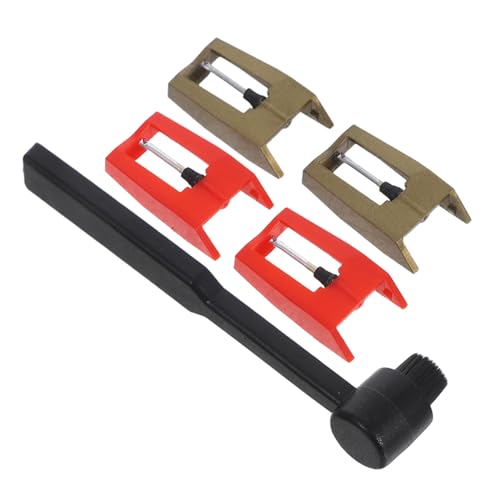 FUNOMOCYA Accessoires Pour Tourne-disques Vinyles Aiguille D'enregistrement De Phonographe Remplacement Du Stylet En Vinyle Aiguil Vinyl Métal