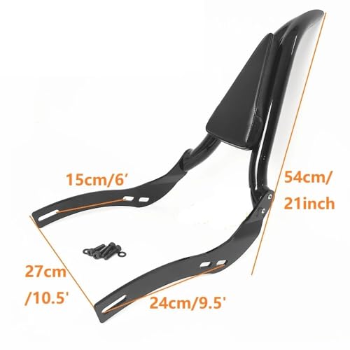 Repose-passager moto avec coussin arrière ergonomique pour Rogue - 6