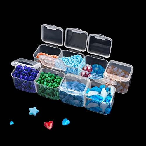 Youyijia 56 Grids Diamond Art Storage Box Diamond Art Accessories Storage Diamond Art Box Plastic Clear Storage Box for Diamond Jewelry Beads Painting Pearls Nail DIY Craft (Colorful)