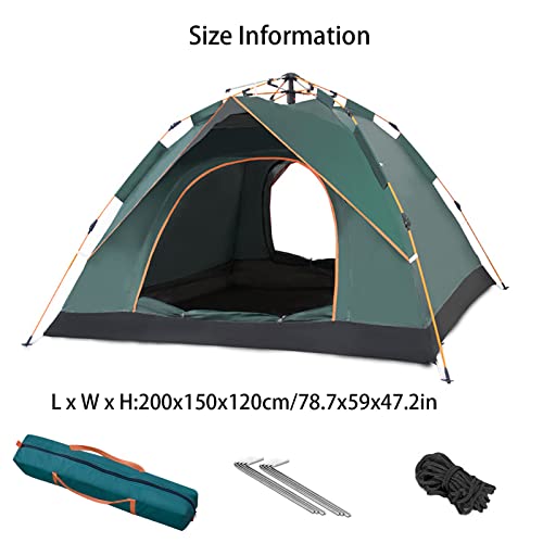 Carpa de camping impermeable pop up para 3 personas miniatura 7