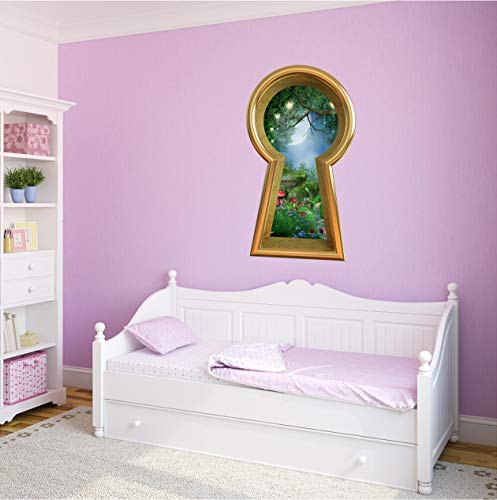 Vinilo decorativo 36 in para pared con diseño 3D miniatura 2
