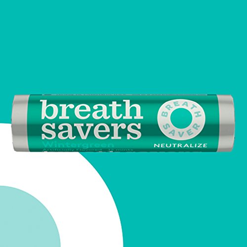 BREATH SAVERS Sugar Free Mints, Wintergreen, 0.75 Ounce Roll (Pack of 24)